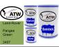 Preview: Land-Rover, Pangea Green, 2407: 500ml Lackdose + 500ml Klarlack + 250ml Härter - Set, von ATW Autoteile West.